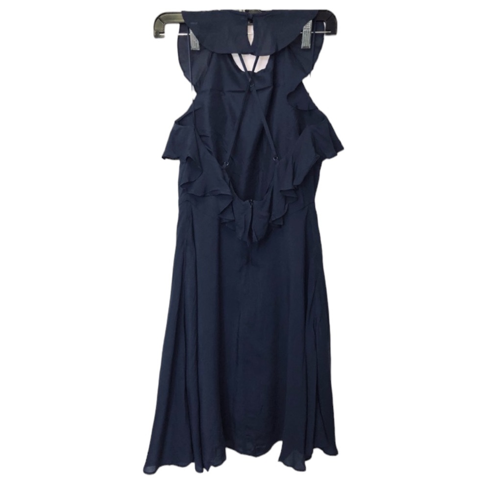 NWT BB Dakota Samantha Dress Vintage Blue Holiday Party Dress Size 2 - Picture 5 of 9